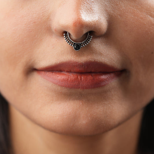 Stone Studded Beautiful Septum