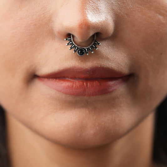 Stone Studded Beautiful Septum