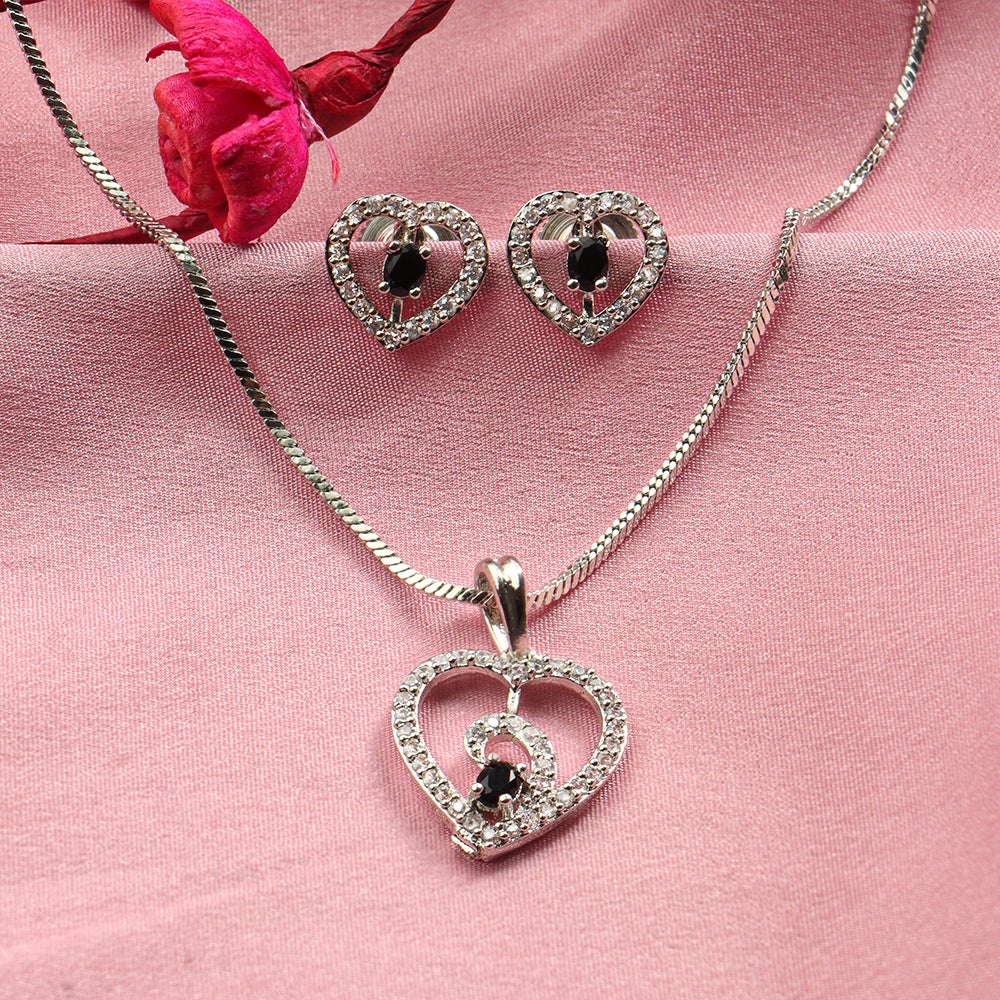 Gentle Heart- Stone studded neckpiece set