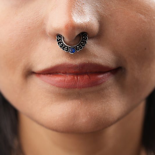 Stone Studded Beautiful Septum