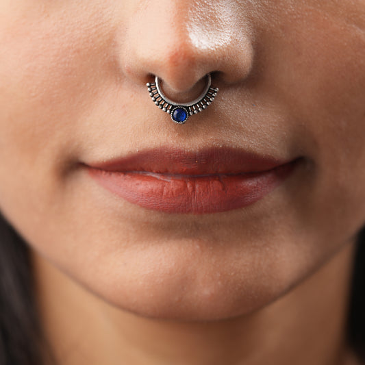Stone Studded Beautiful Septum