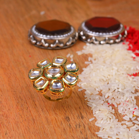 Kundan Rajasthani Ring