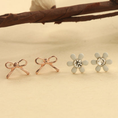 Petal Pop Pair- Combo stud earrings