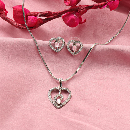Gentle Heart- Stone studded neckpiece set