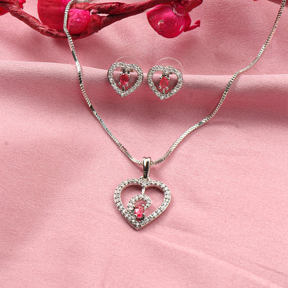 Gentle Heart- Stone studded neckpiece set
