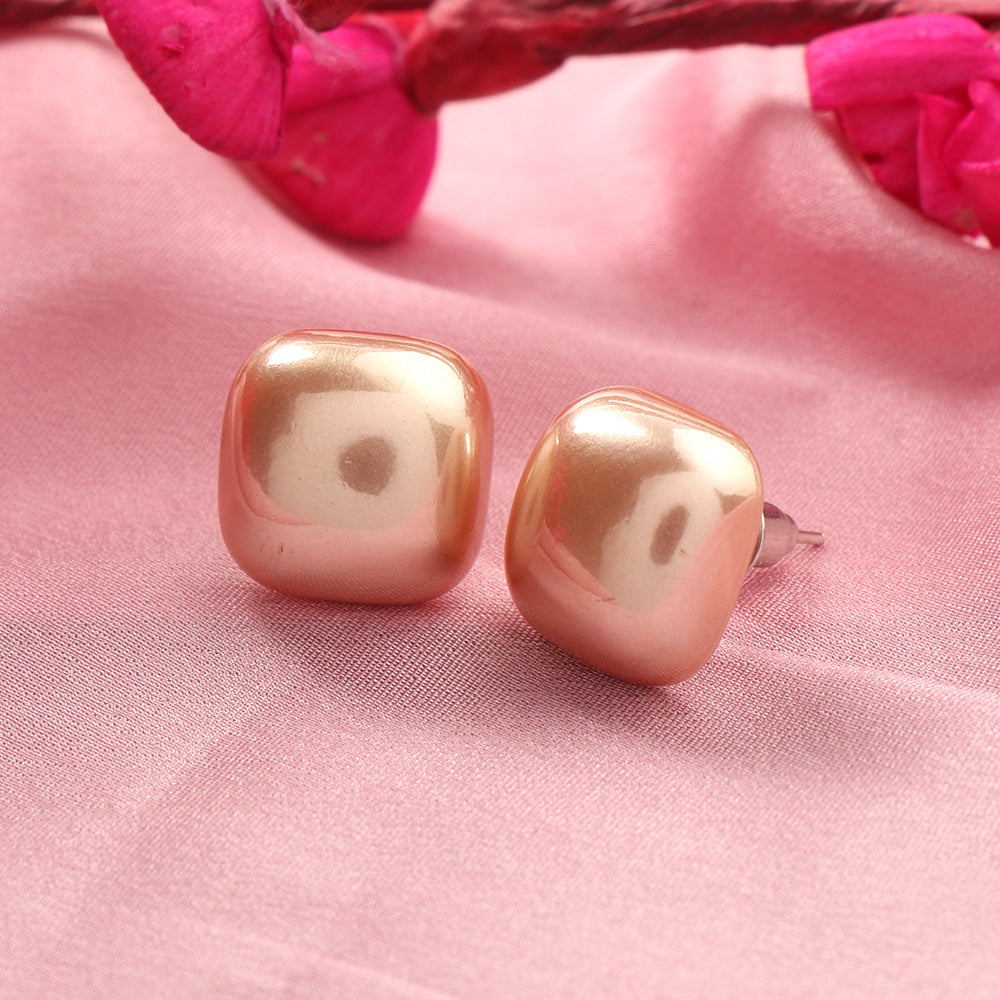 Clean Glow- Stone Stud Earrings