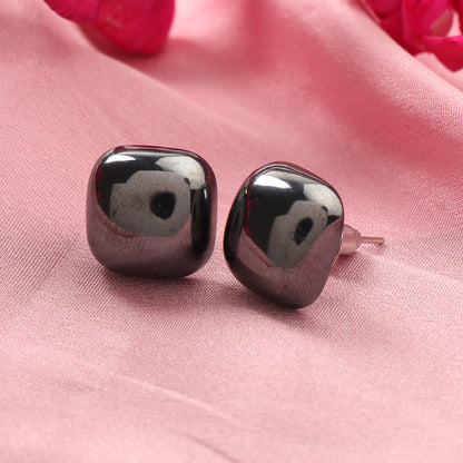 Clean Glow- Stone Stud Earrings