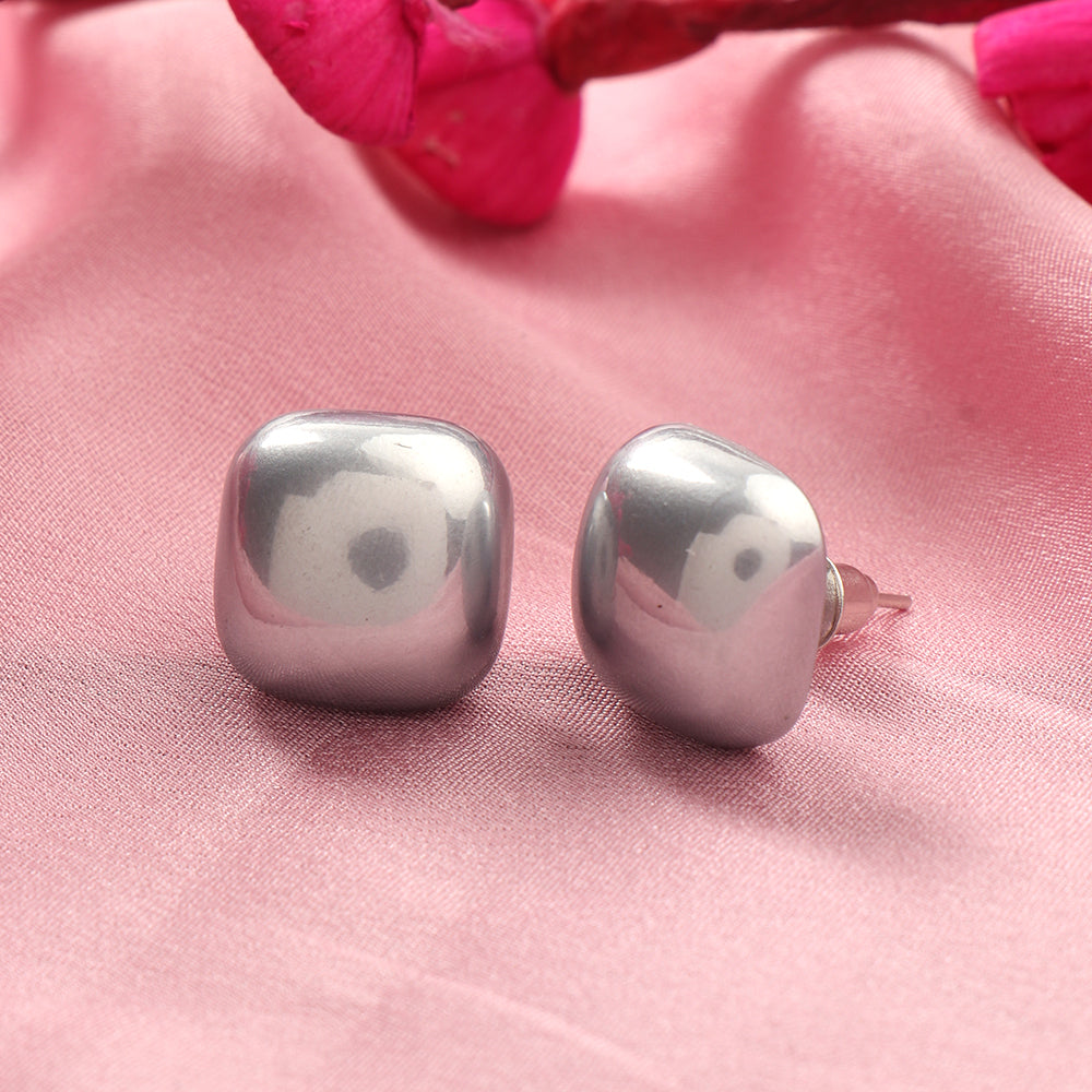 Clean Glow- Stone Stud Earrings