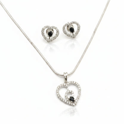 Gentle Heart- Stone studded neckpiece set