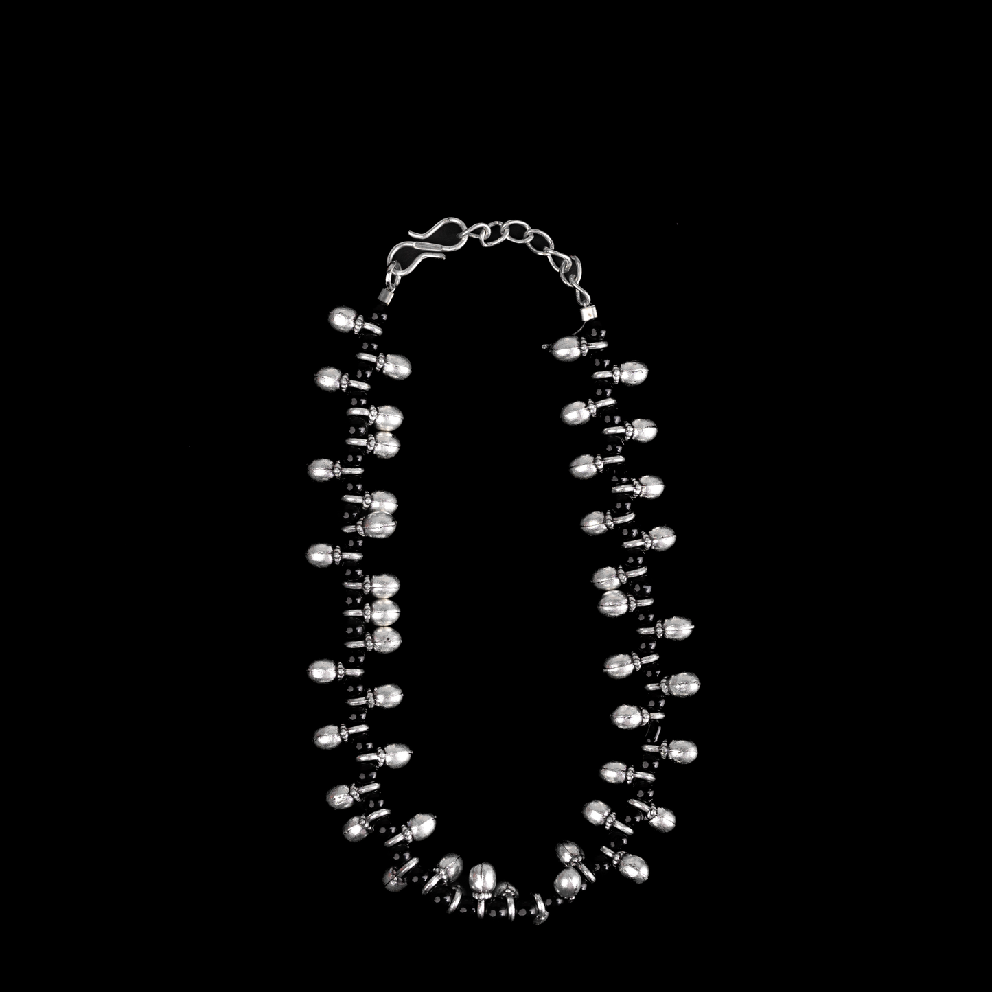 Beaded Oxidised Anklet