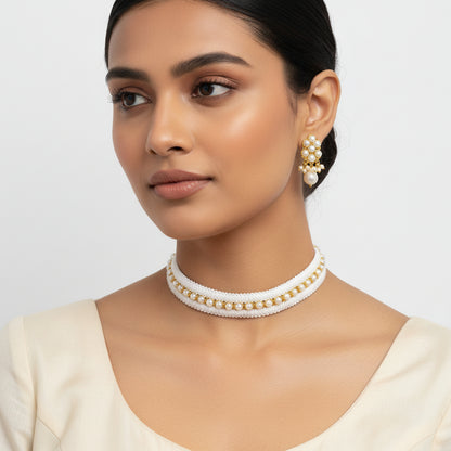 Dewdrop dreams choker neckpiece