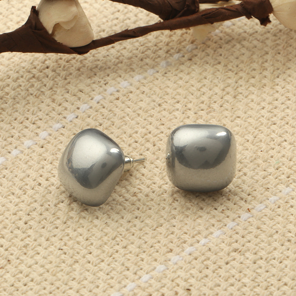 Clean Glow- Stone Stud Earrings
