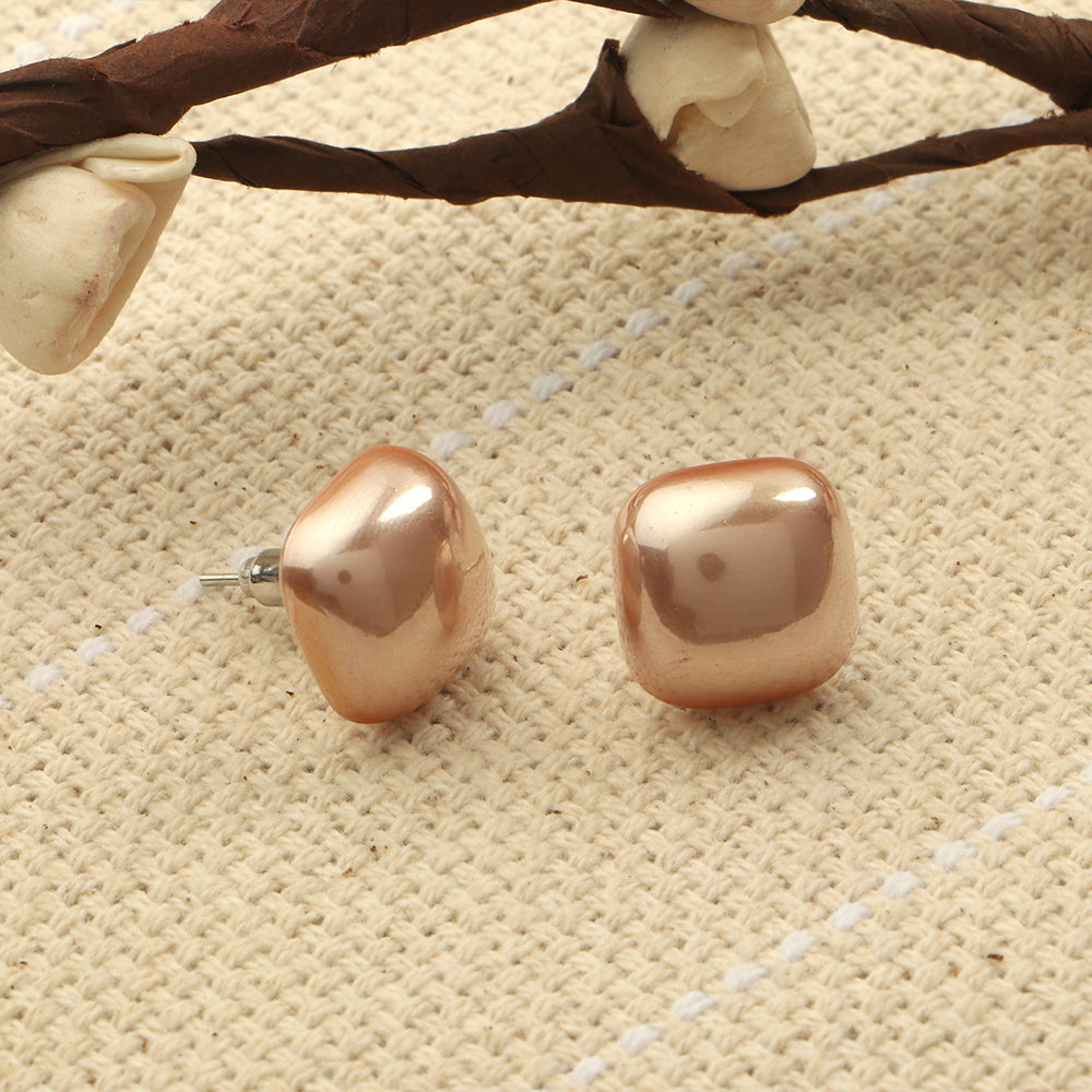 Clean Glow- Stone Stud Earrings