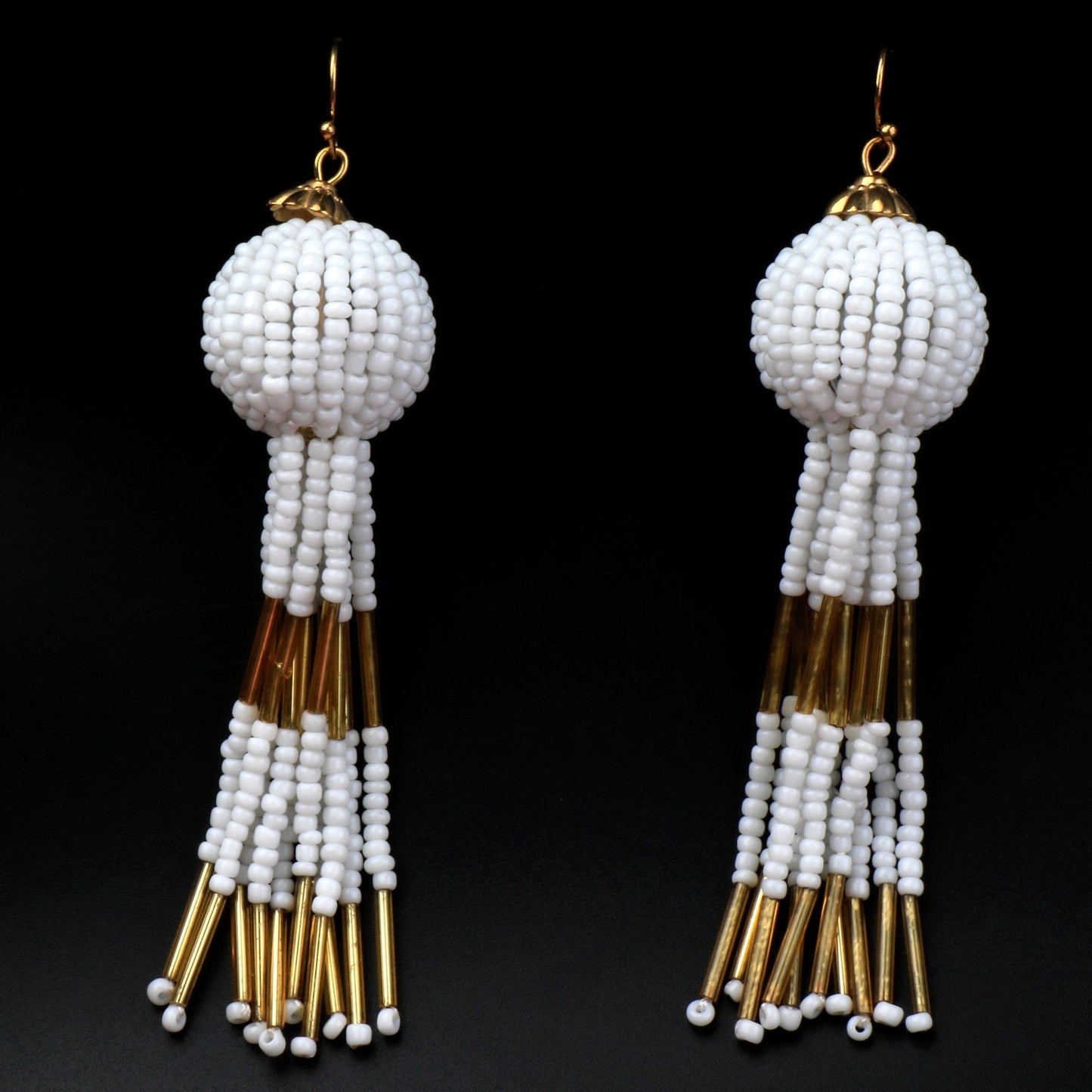 Beads Tassu Earrings
