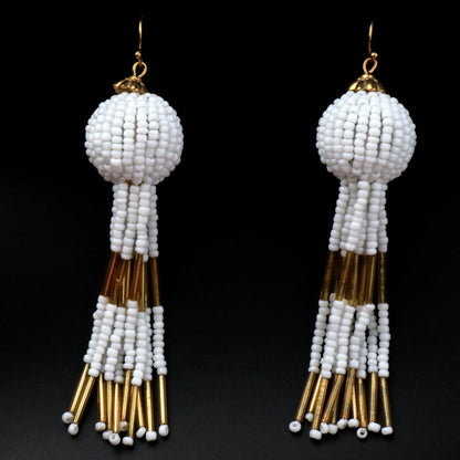 Beads Tassu Earrings