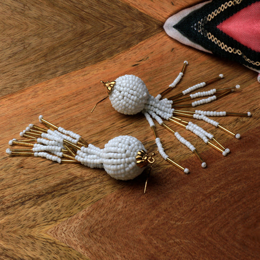 Beads Tassu Earrings