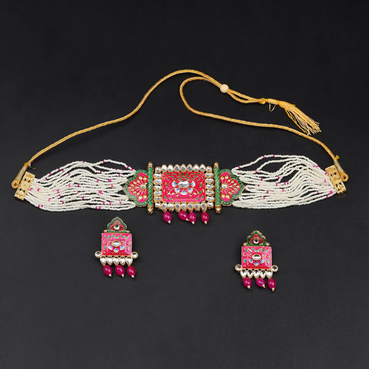 Meenakari Necklace Set