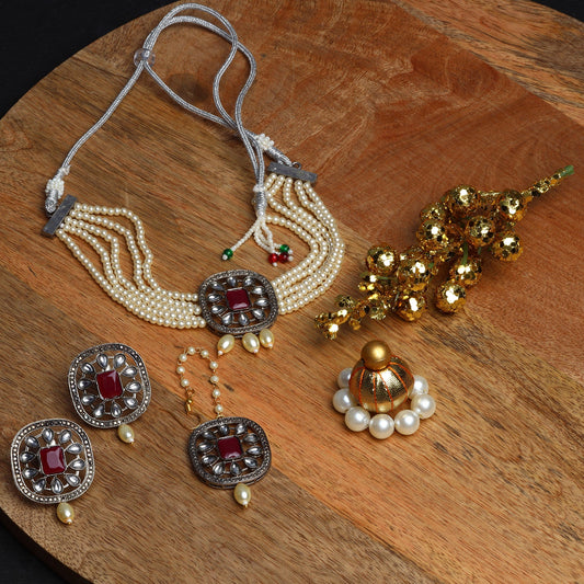 Meenakari Necklace Set