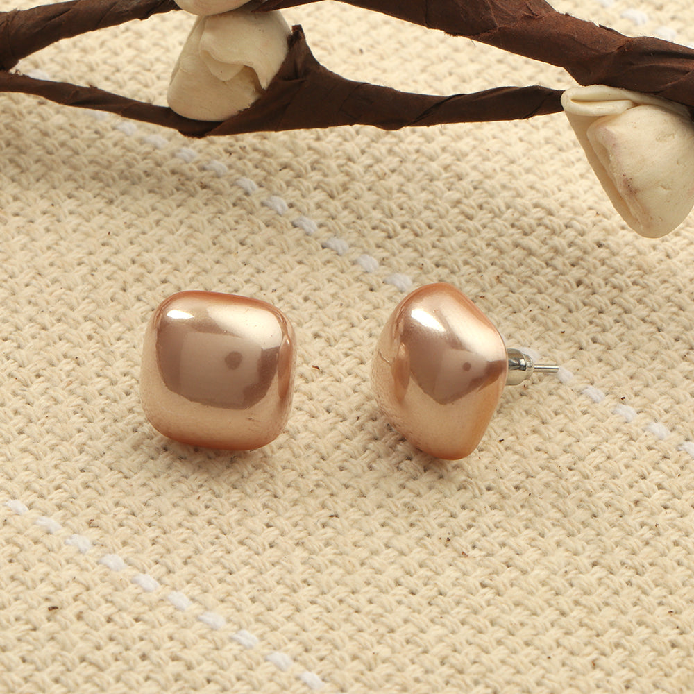 Clean Glow- Stone Stud Earrings