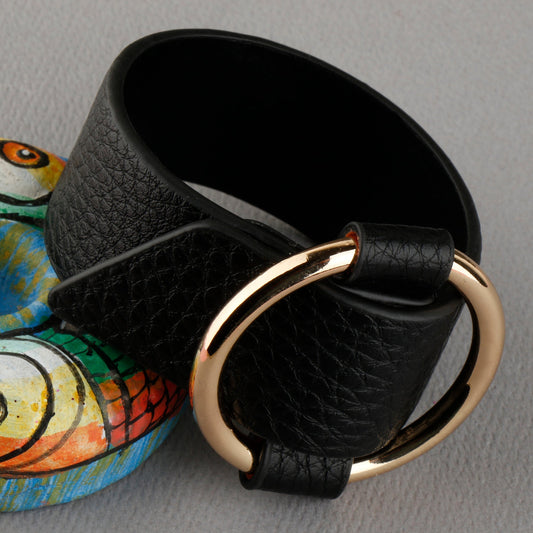 Black Belted  Bracelet