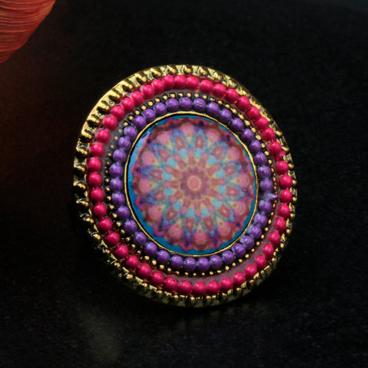 Multicolor adjustable Ring