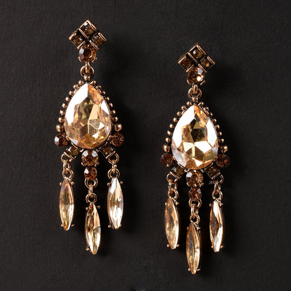 Hanging Golden Earrings