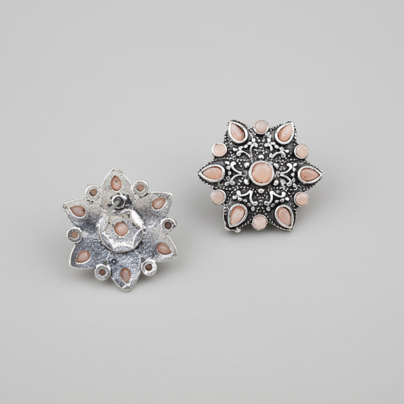 Hoot Hoot Dangler earrings (Light Orange)