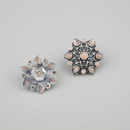 Hoot Hoot Dangler earrings (Light Orange)