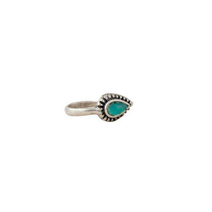 Heritage drop oxidised nosepin (Green)