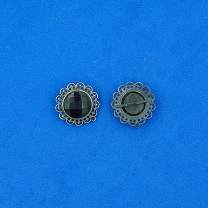 Black  Diamond Stud Earring