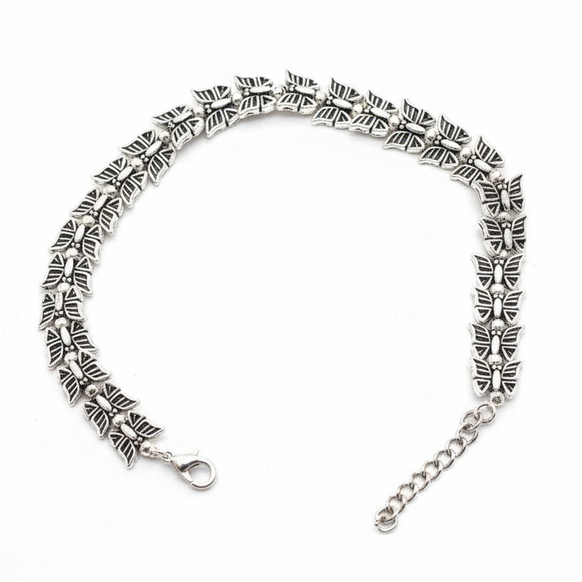 FlutterWings Anklet (Silver)