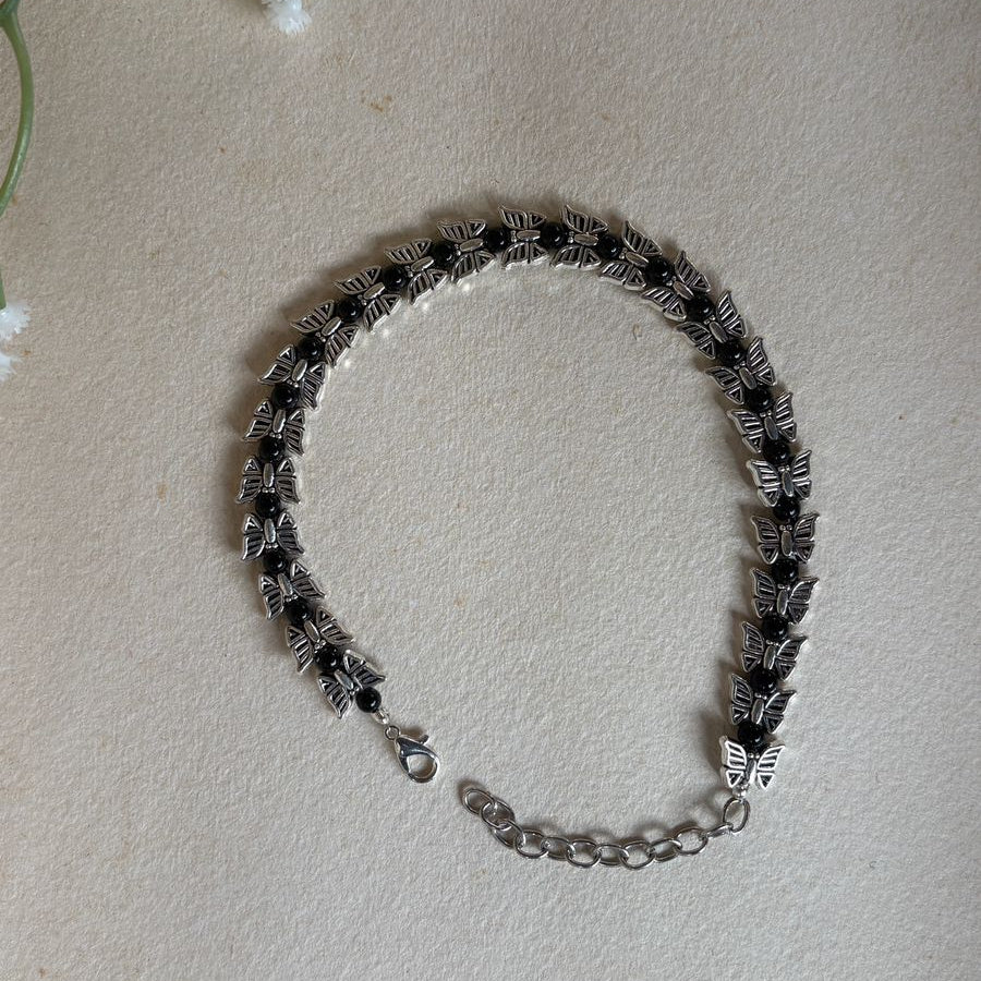 FlutterWings Anklet (Black)