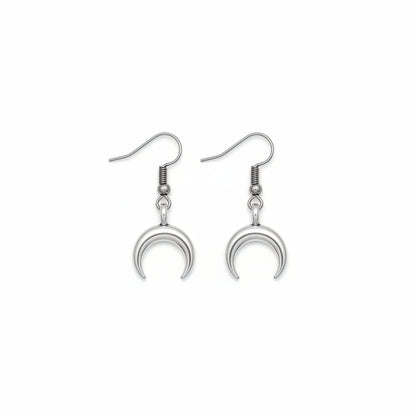 Chandni Minimalist Moon Dangles