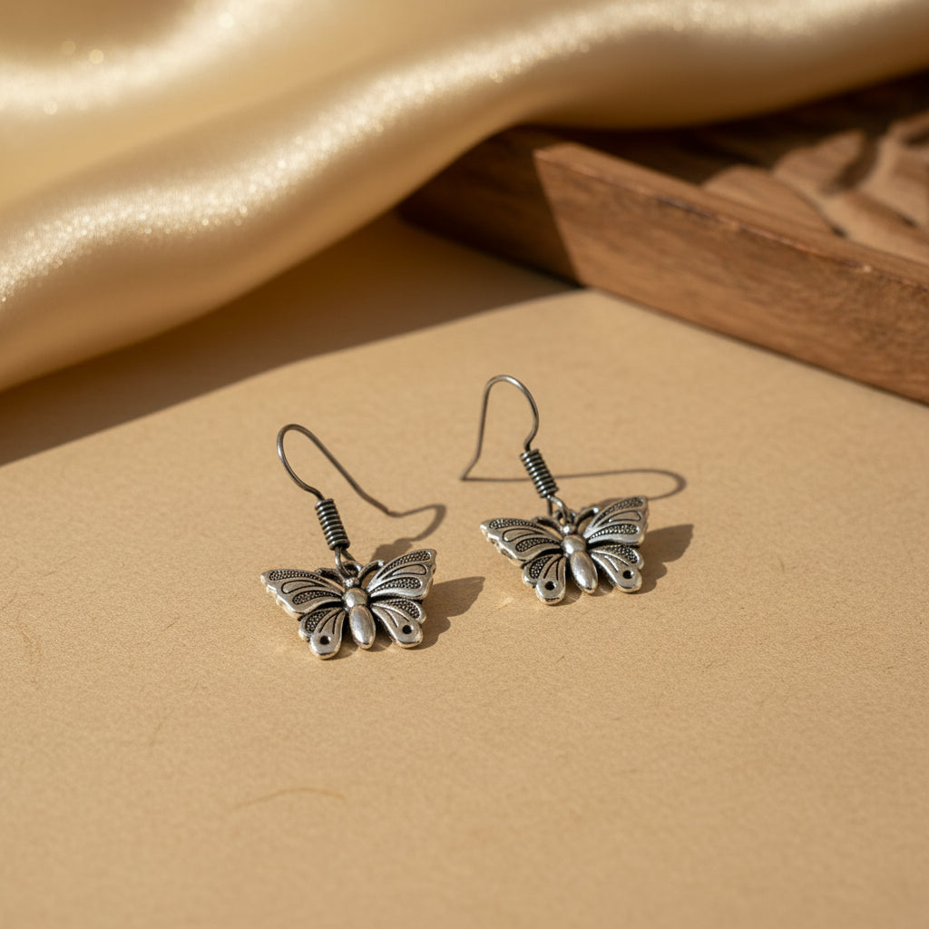 Butterfly Earrings / Flying Butterfly Design