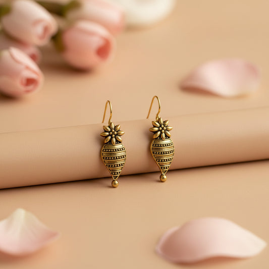 Bloom Charm Drop Earring