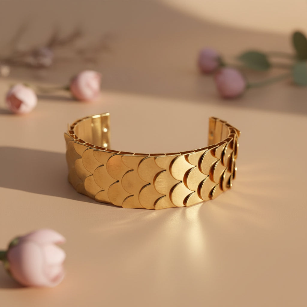 Flexible Metallic Link Bracelet