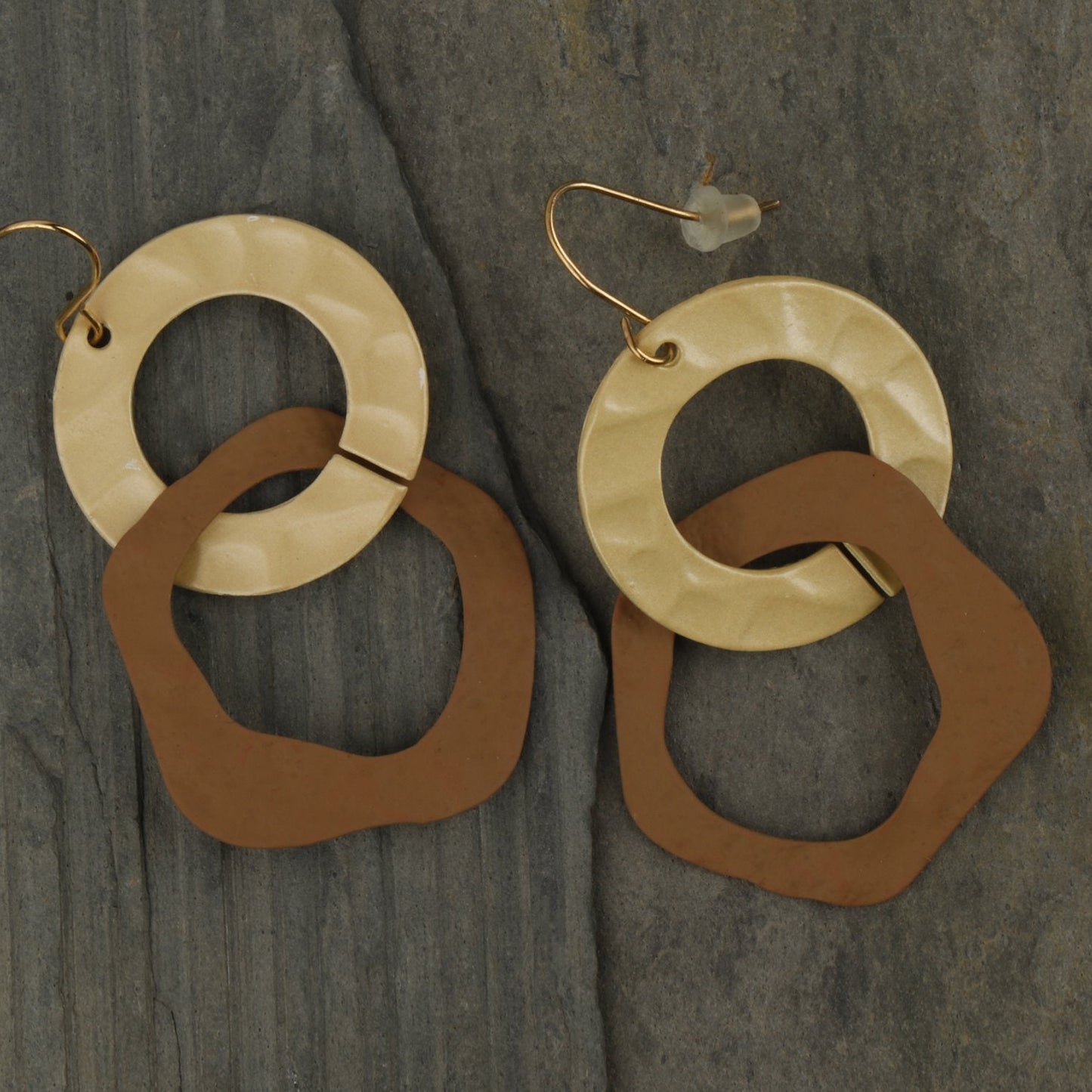 Molten Matte dangler earrings