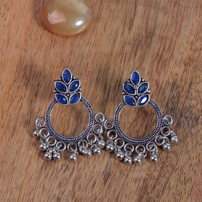 Fine Shine stud earrings (Blue)