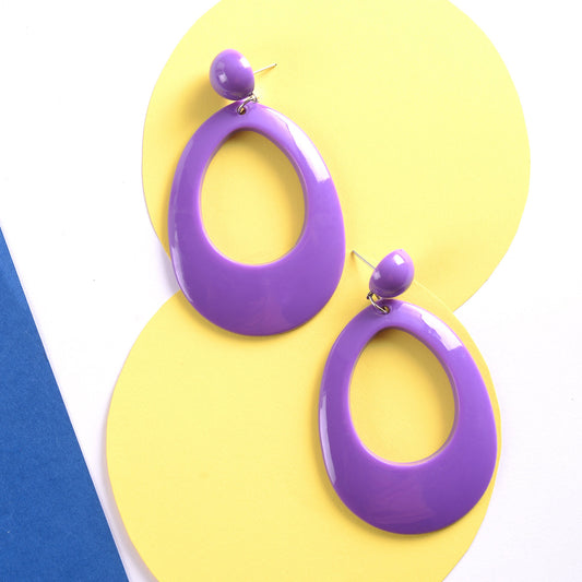 Purple  Earrings