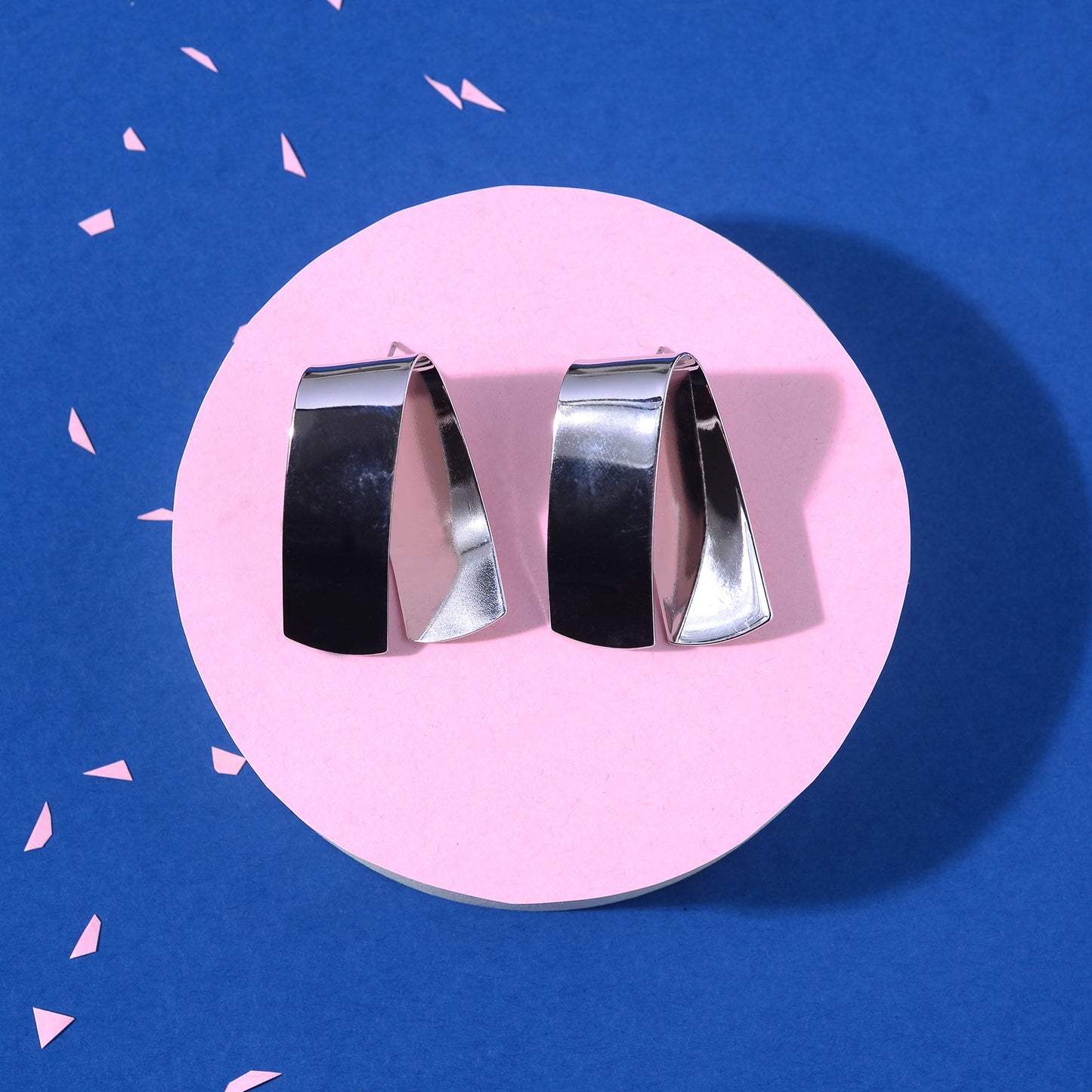 Silvery Trendy Earrings