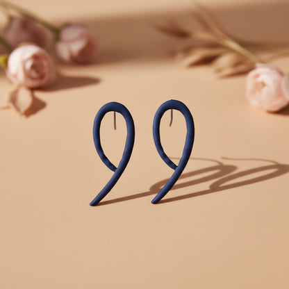 Dazzling digit dangler earrings