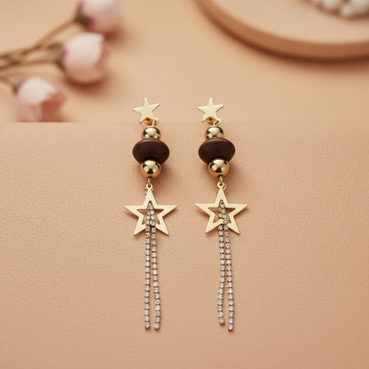 Star Drop Danglers