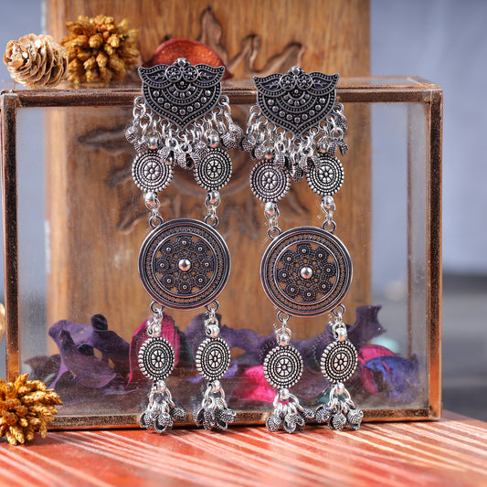 Oxidised Latkan Danglers