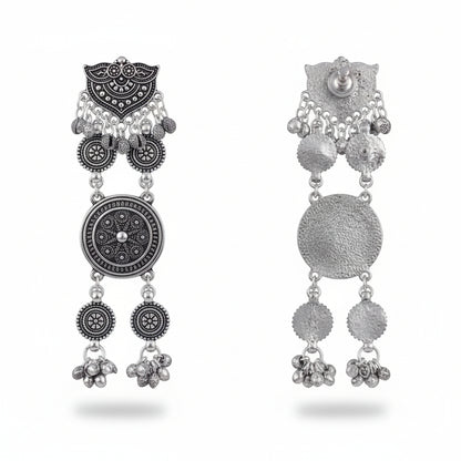 Oxidised Latkan Danglers