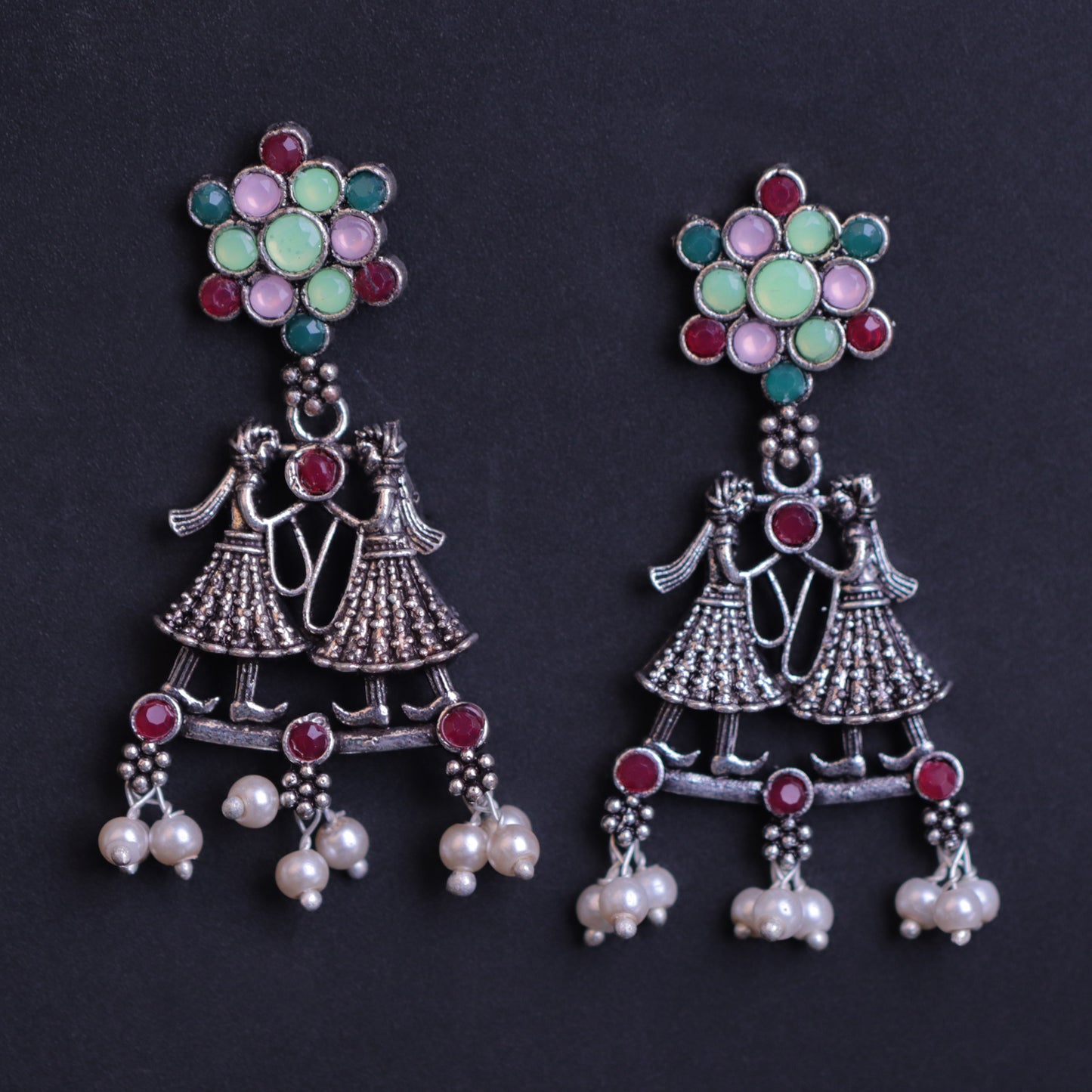 Dulha-Dulhan Beautiful Stone Studded Earrings
