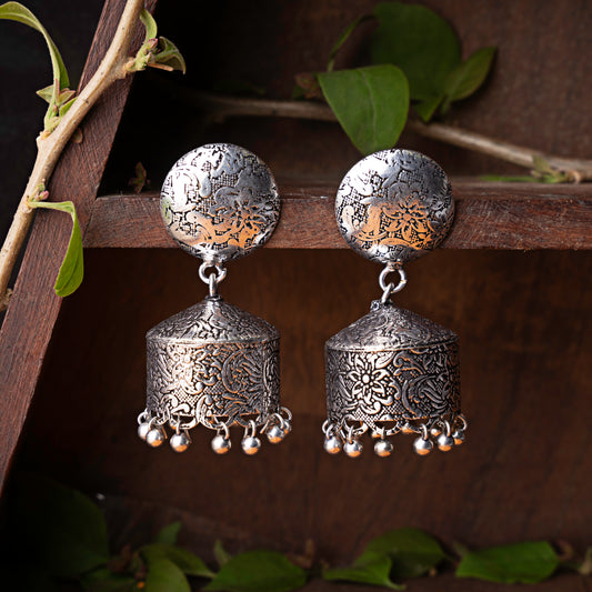 Hanging Brass Jhumki Danglers