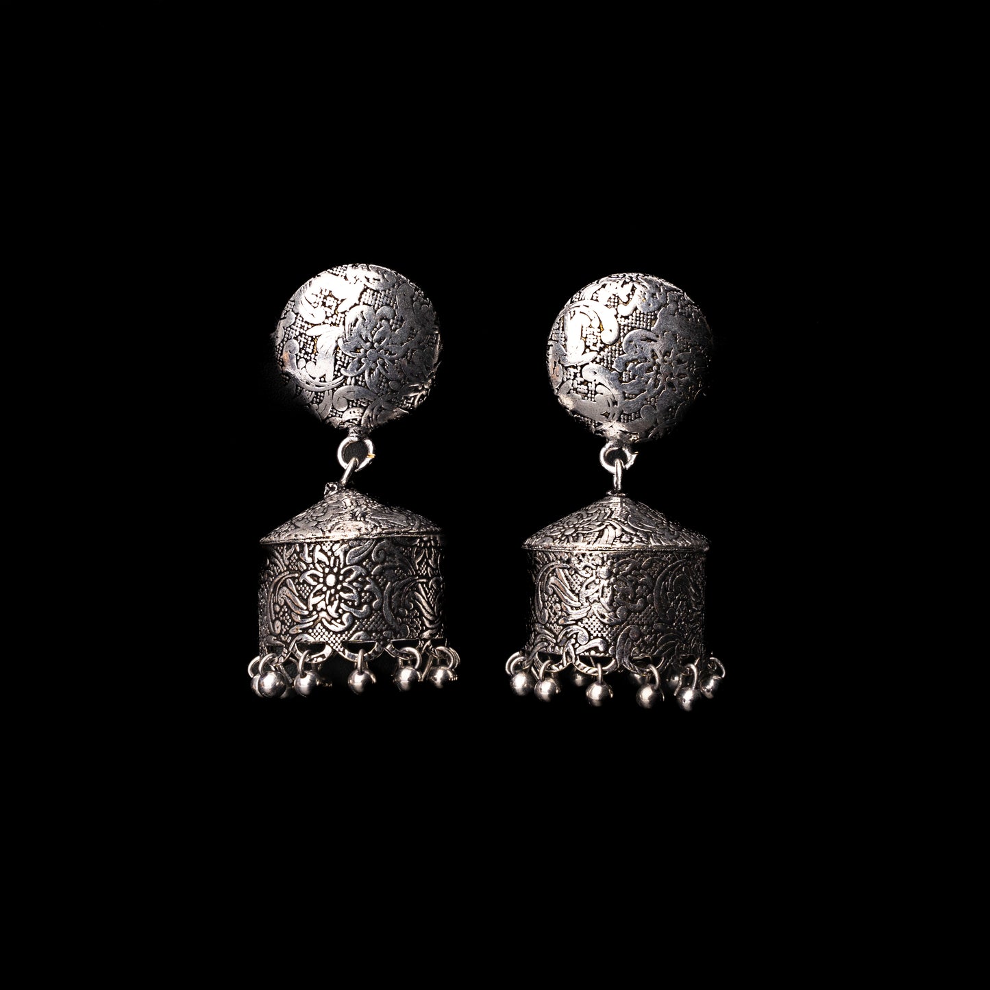 Hanging Brass Jhumki Danglers
