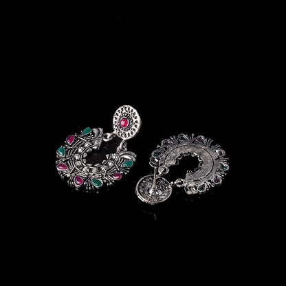Multi Stone Studded Danglers