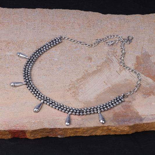 Brass Oxidised Neckpiece