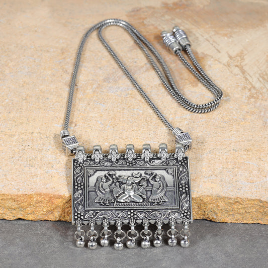 Ridhhi-Sidhhi Ganesha Pendent Chain Set